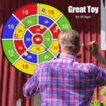 BooTaa 29″ Large Dart Board for Kids, Kids Dart Board with Sticky Balls - Image 2