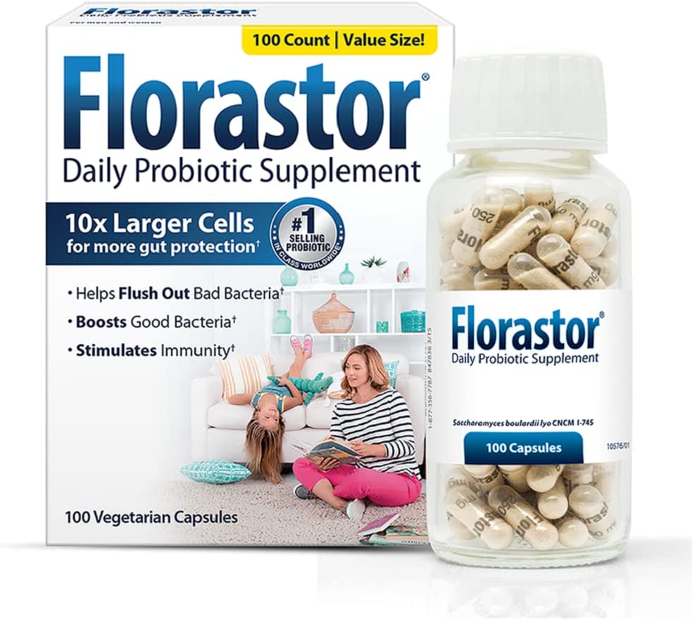 Florastor1.jpg Florastor Daily Probiotic Supplement for Women and Men - Image 1