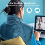 Heating Pad for Neck and Shoulders 2lb Weighted Neck Heating Pad - Image 2