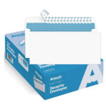 Security Self-Seal Envelopes, Windowless Design, Premium Security Tint Pattern