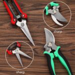5 pack Garden Pruning Shears Stainless Steel Blades - Image 2
