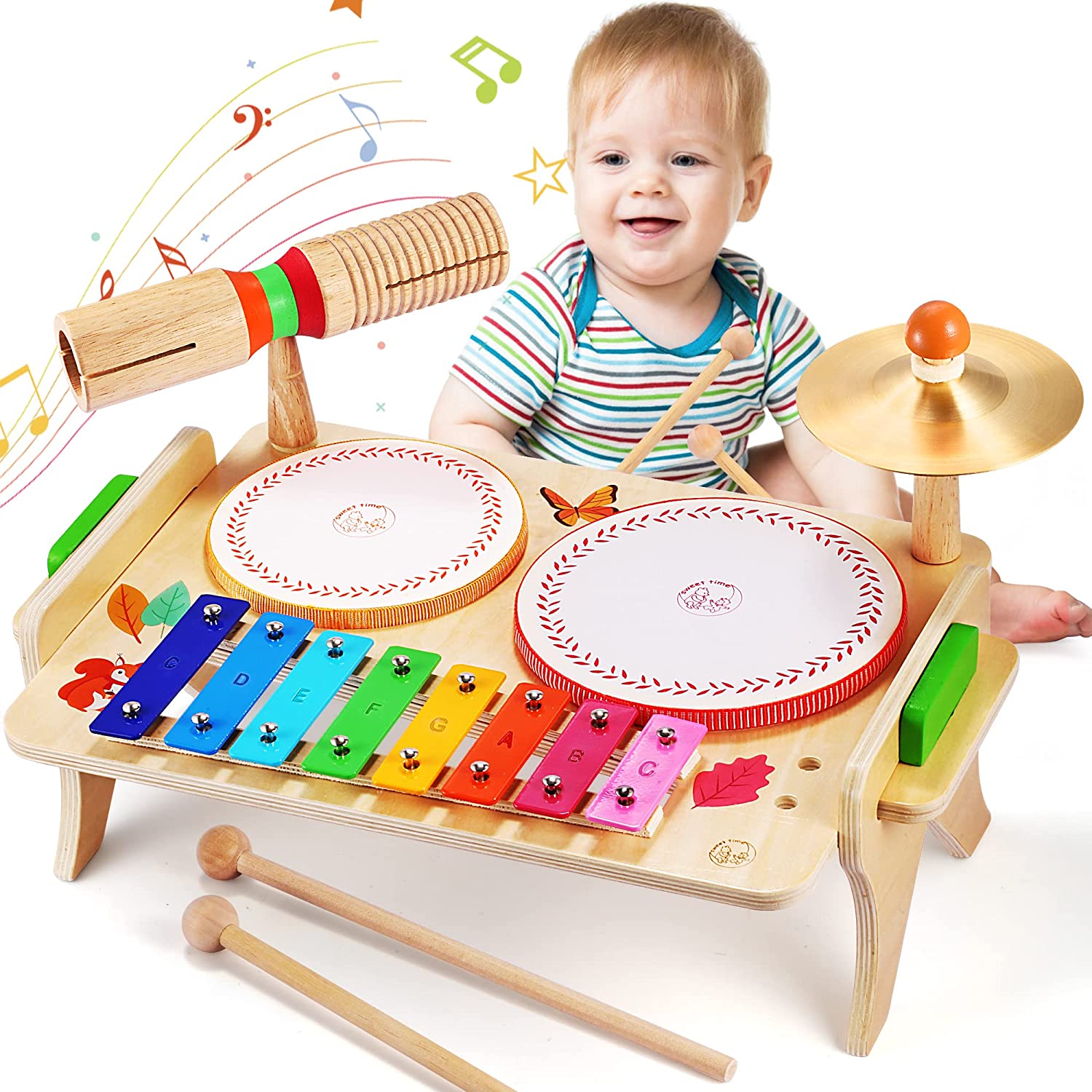 Wingyz1.jpg Wingyz Kids Drum Set for Toddlers Baby Music Instruments - Image 1