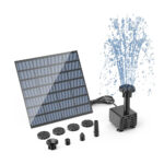 AISITIN DIY Solar Water Pump Kit, Solar Powered Fountain Pump