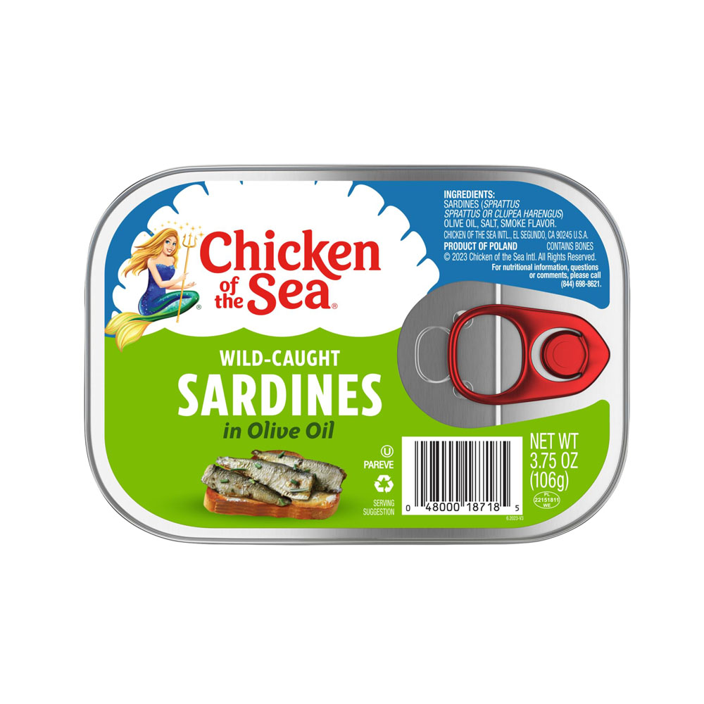 c1-2.jpg Chicken of the Sea Sardines in Olive Oil, Wild Caught - Image 1