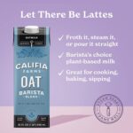 Califia Farms – Oat Barista Blend Oat Milk, 32 Oz (Pack of 6) - Image 3