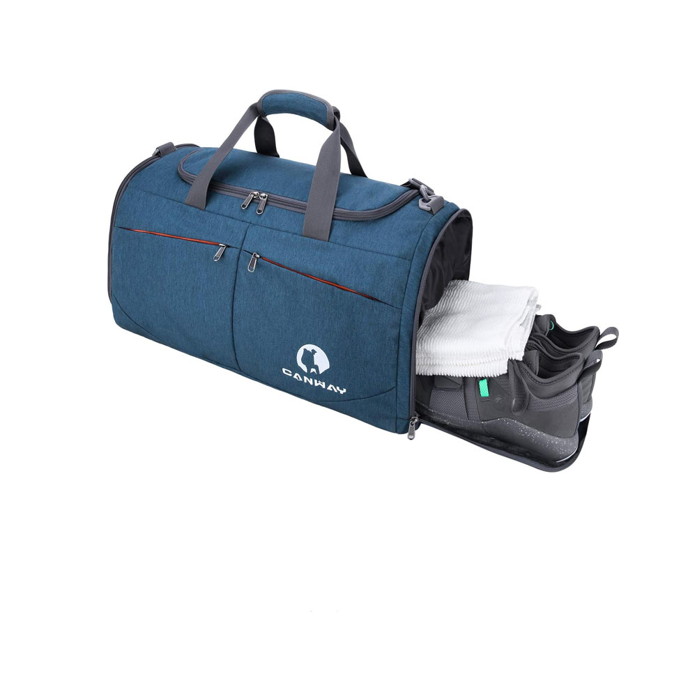 can1.jpg Canway Sports Gym Bag, Travel Duffel bag with Wet Pocket - Image 1