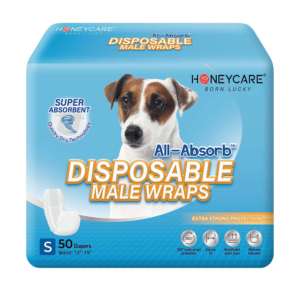 dis.jpg All-Absorb A26 Male Dog Wrap, 50 Count, Small - Image 1