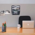 EASEPRES 5 Pockets Mesh Wall File Holder, Office Hanging Rack - Image 2