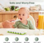 DOQAUS Ice Cube Tray with Lid and Bin - Image 3