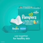 Diapers Size 1, 120 count – Pampers Baby Dry Disposable Diapers - Image 3